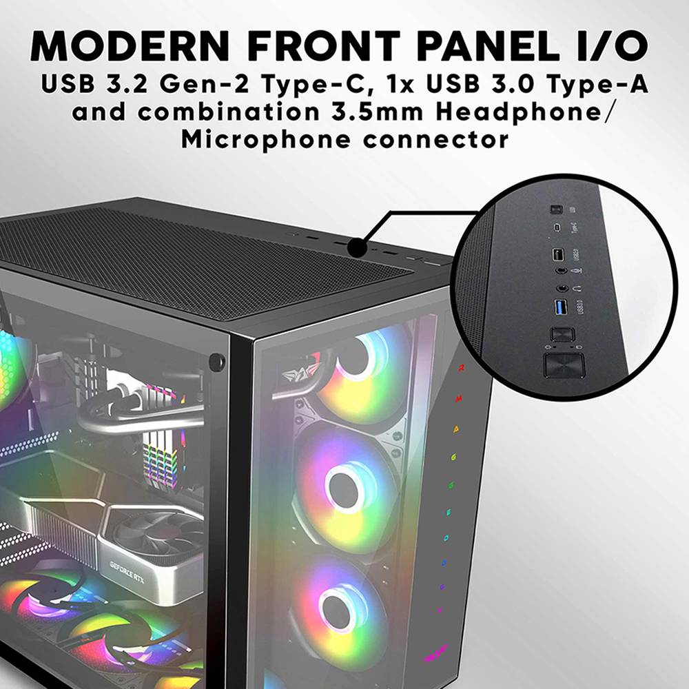 Armaggeddon TESSARAXX CORE 12 AIR ATX Gaming Case Black Armaggeddon TESSARAXX CORE 12 AIR ATX Gaming Case Black